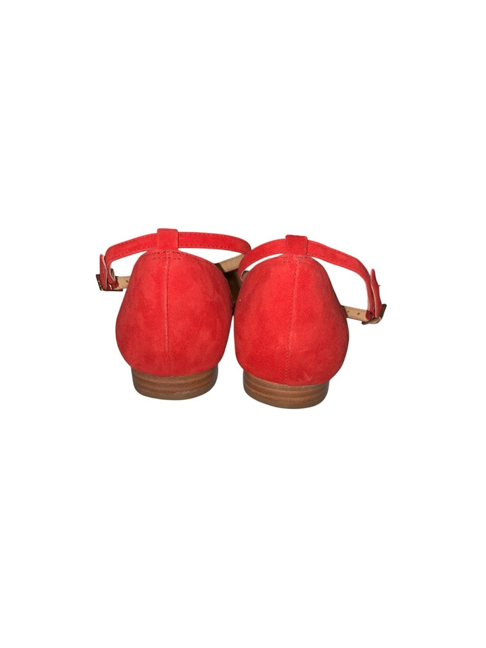 Talbots Red Suede Dress Flats - Picture 7 of 9